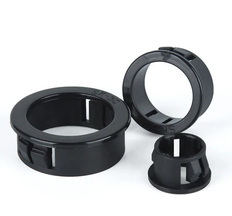 14mm plate hole round plastic grommet eyelet snap button nylon bushing plastic wire grommet