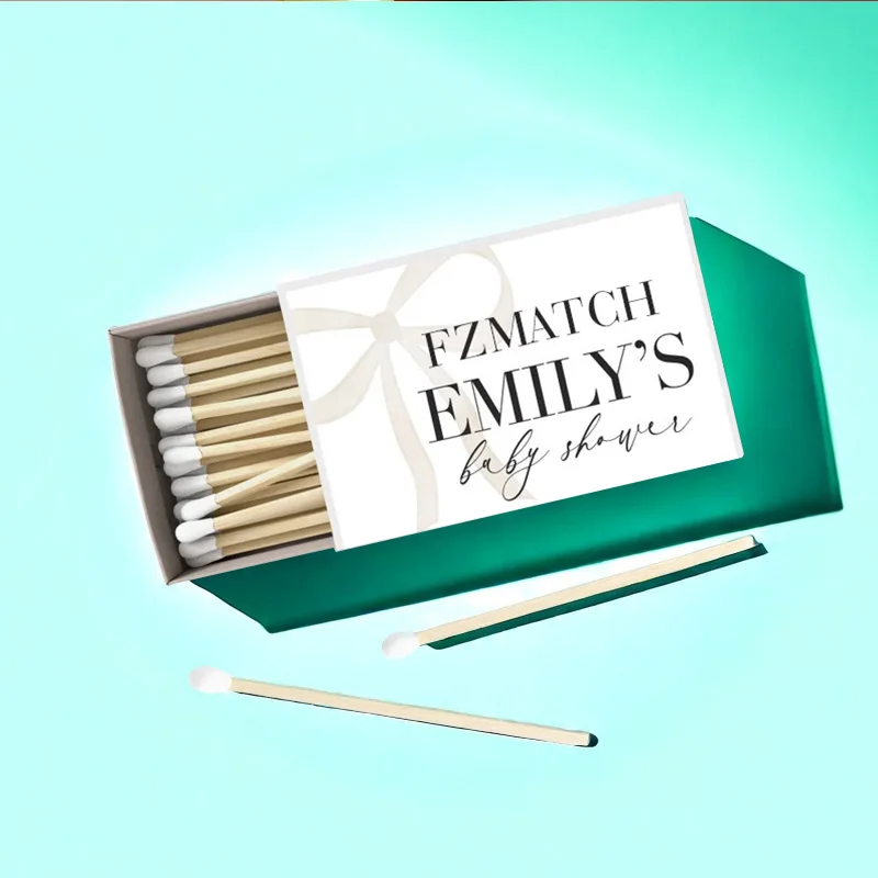VLONG Book Style Matches Old Vintage Custom Logo Private Custom Matches Book Safety Color Candle Matches