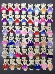 Factory Direct Selling Short Plush Flocking Cartoon Foam Diamond Bear Ice Cream Bear Children Plush Toy Bear