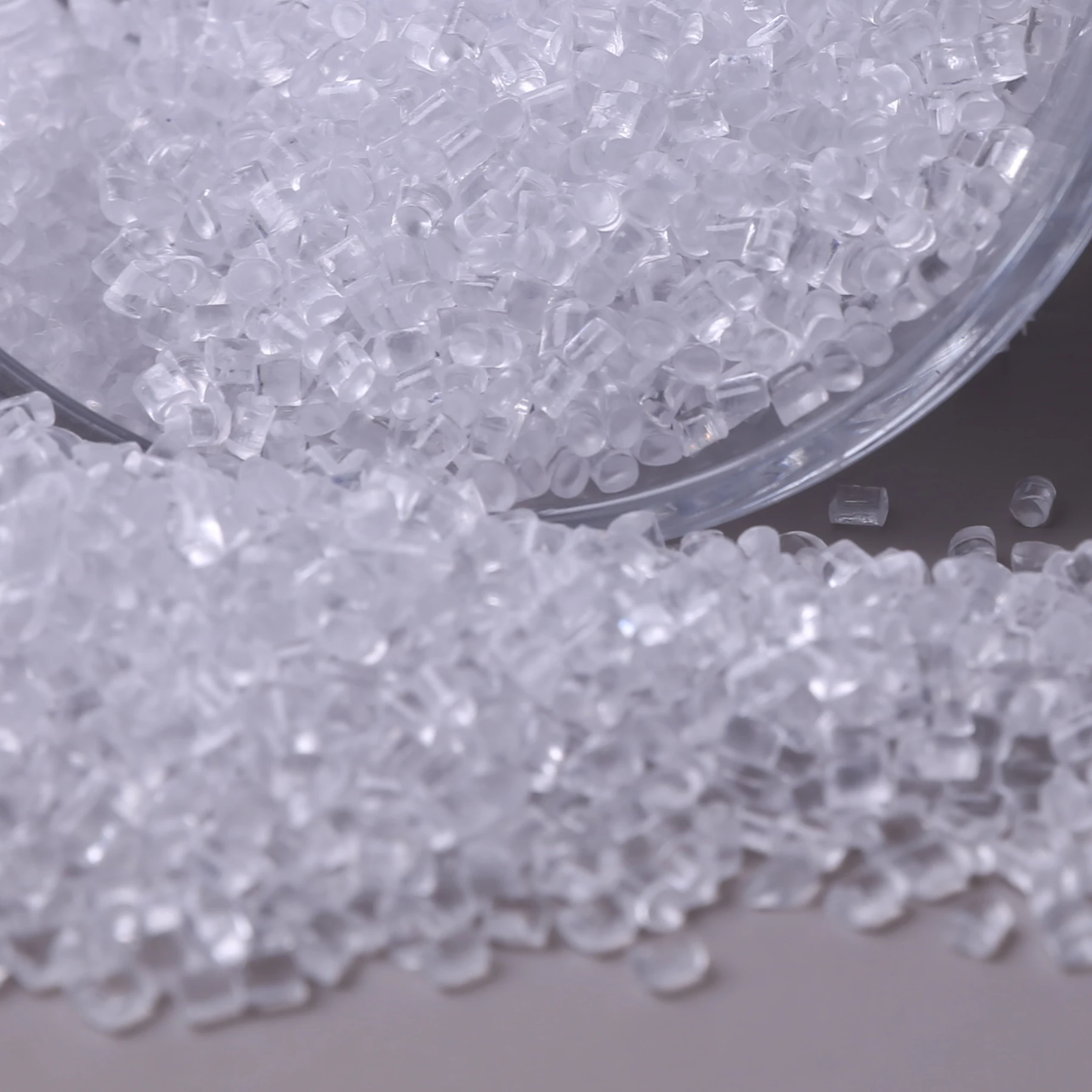 SAN Raw Material Dark Blue and Heat Resistant for External Pen Tubing Resin PN-127 L200 Plastic with Transparent Customized