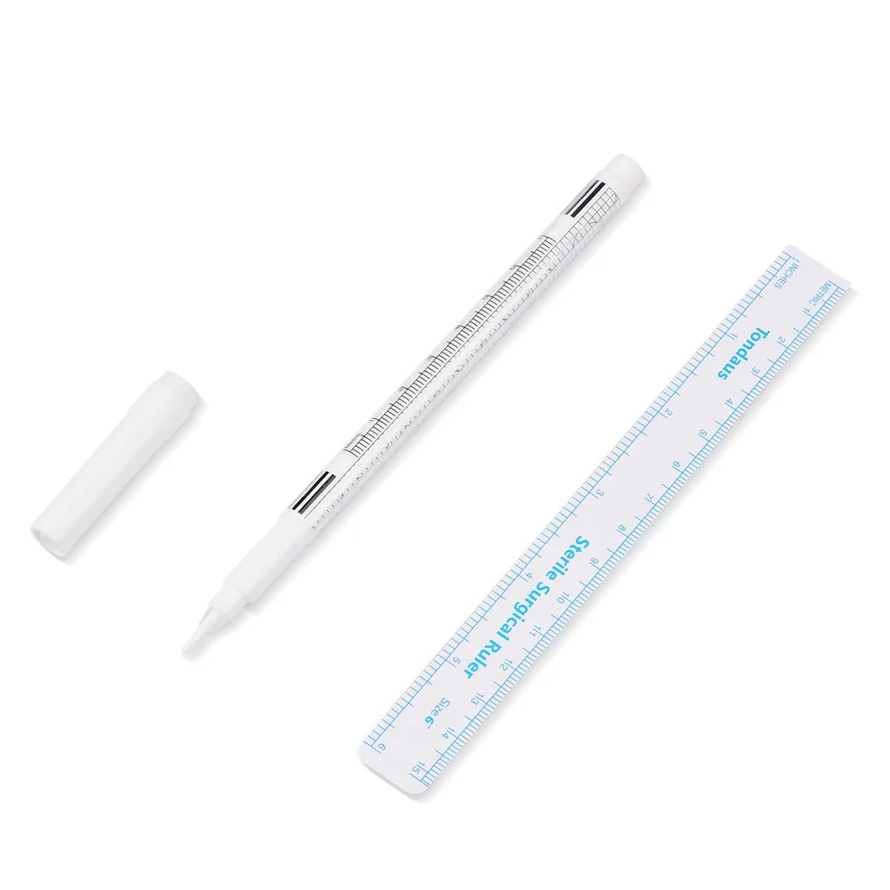 OEM Surgical Microblading White Ink Marker Pen Mark Skin Tattoo Positioning Marker Pen For Permanent Makeup