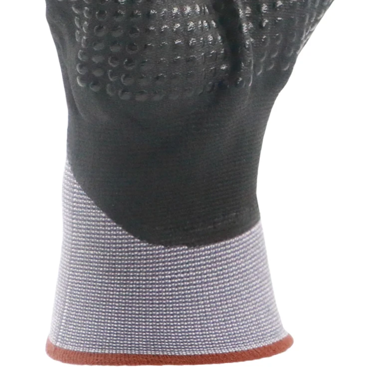 ENTE SAFETY High Quality Nitrile Foam Dot Beads Wear-resistant Safety Protective Gloves