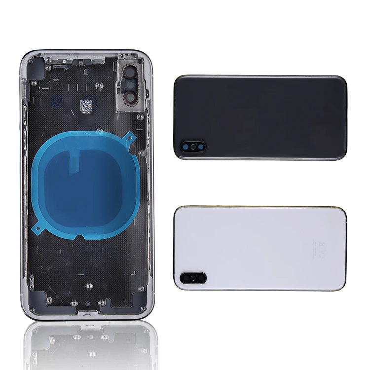 Cell Phone Accessories Wholesale Original Battery Back Cover Housing Replacement For Iphone X Glass Back Cover Housing