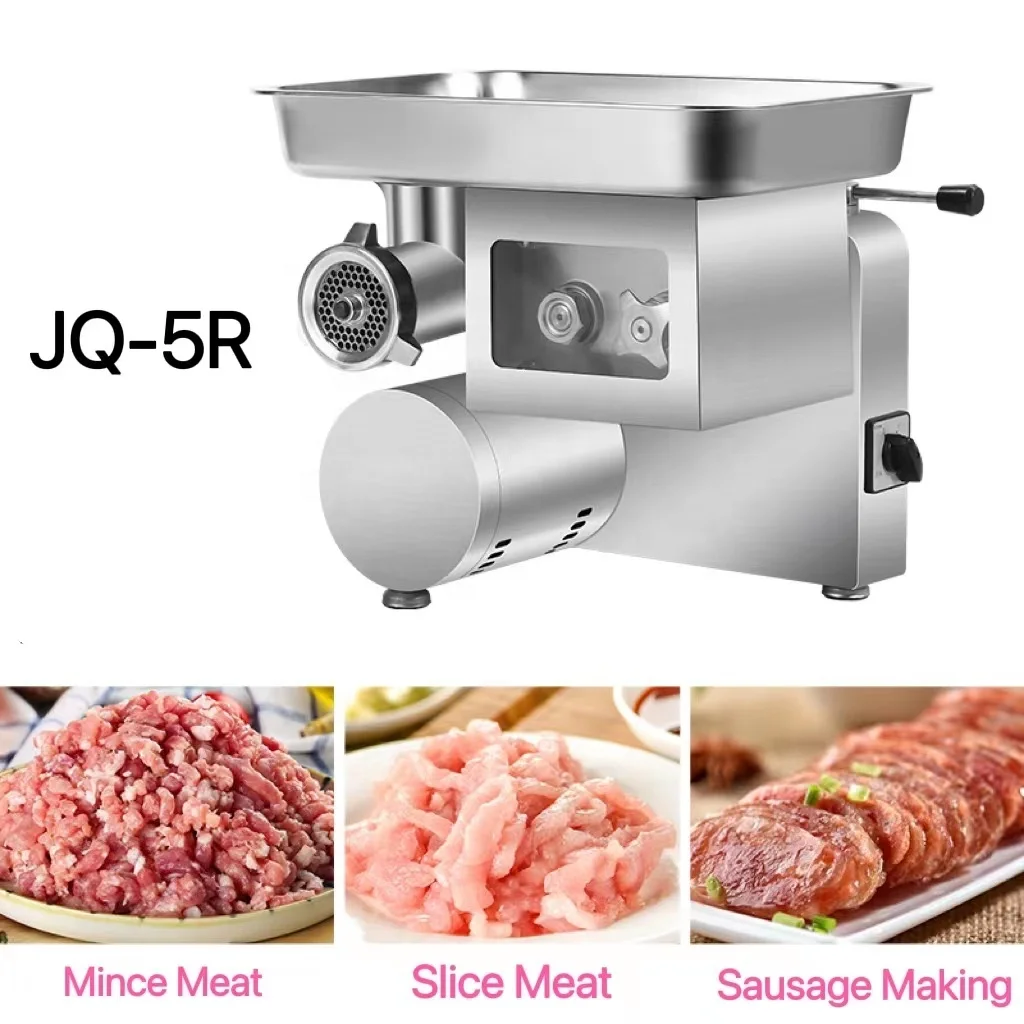 JQ-5R Stainless Steel Multifunction Food Processing Machinery Industrial Meat Mincer Fresh Meat Slicer Meat Slicer Machine 3mm