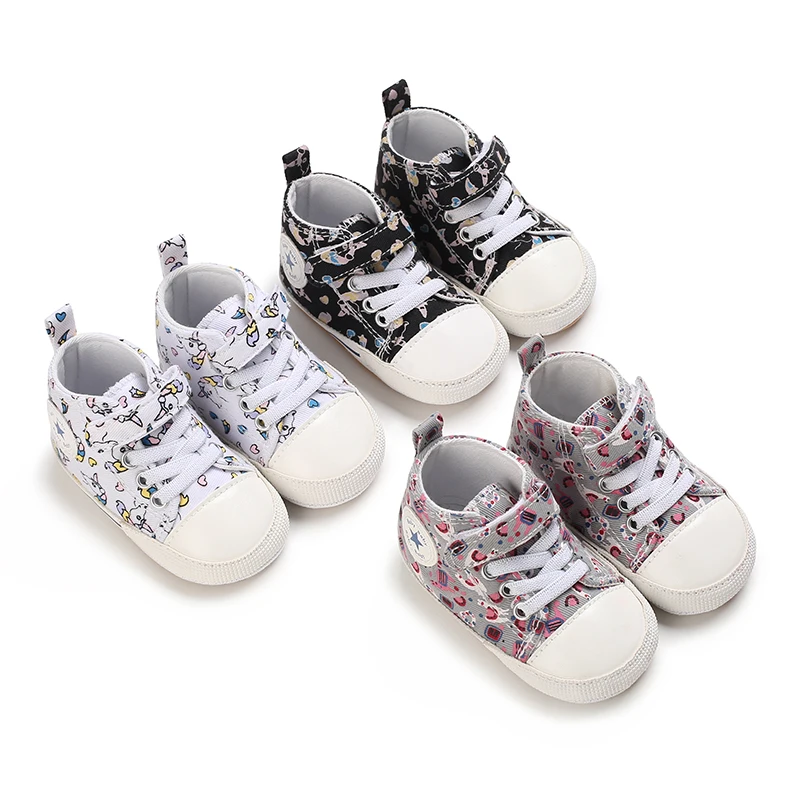 Valen Sina 0-1 year old boys and girls single shoes spring and autumn soft rubber soles new baby shoes casual walking shoes