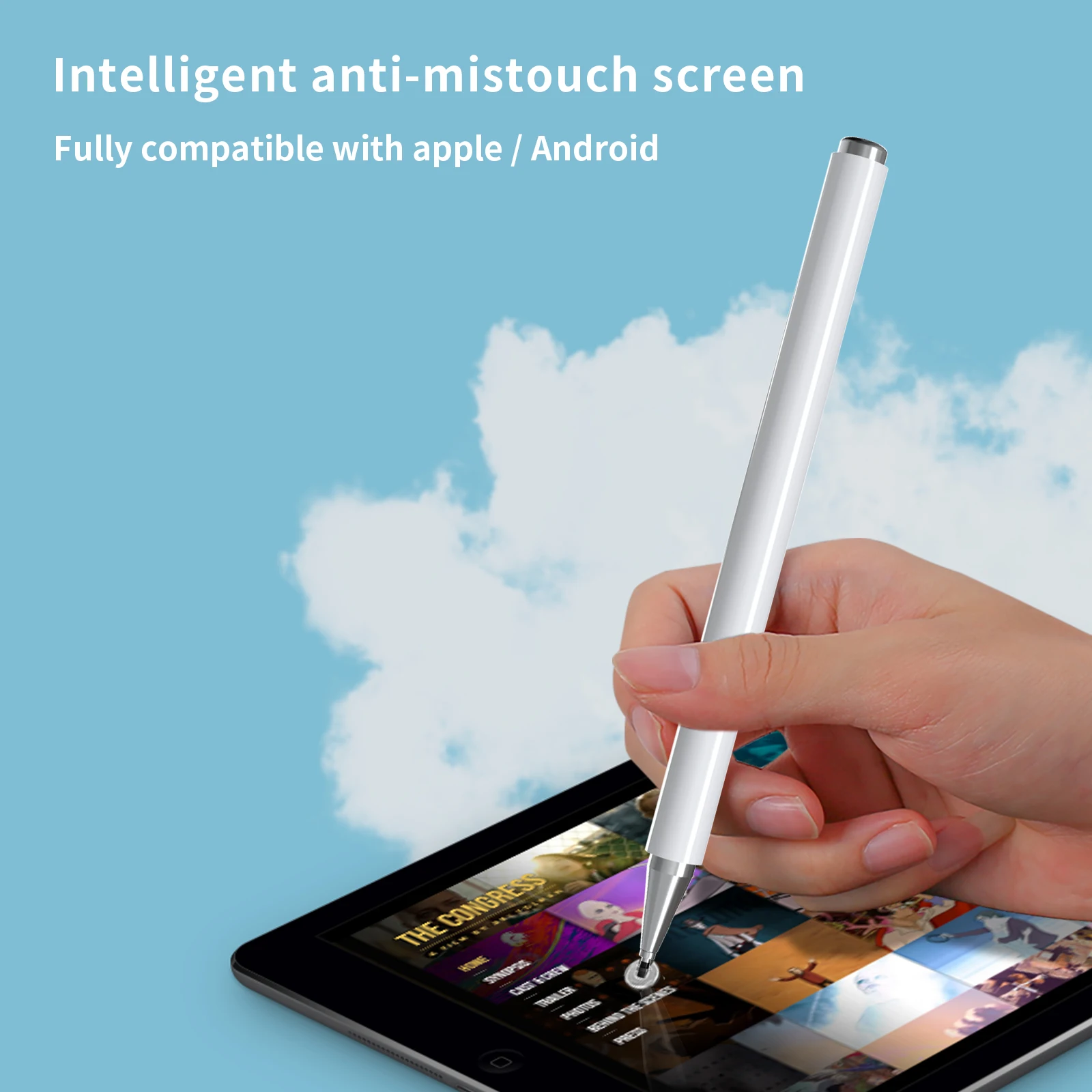 Лучший продавец, активный стилус, ручка, наконечник, прочный заводской планшет с диском стилуса, бесплатный 1 запасной диск