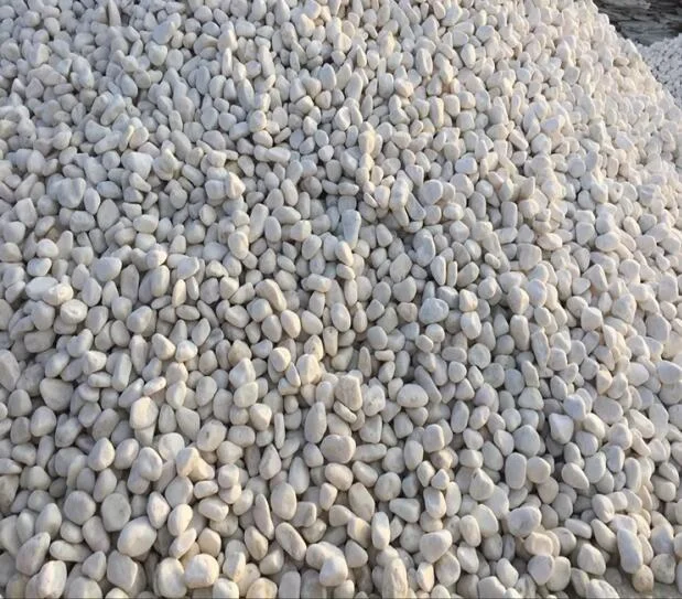 Advantage price pure white garden grave pebbles stones white
