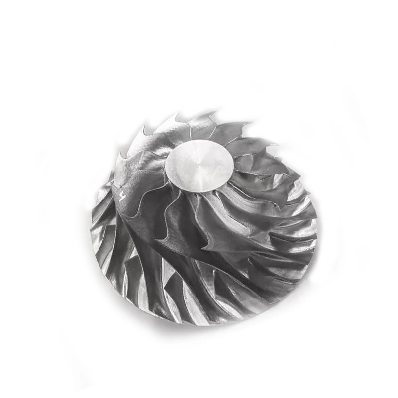 High Precision Compressor Titanium Turbine Wheel Custom Metal TC4 Alloy Impeller 5 Axis CNC metal matrix impeller