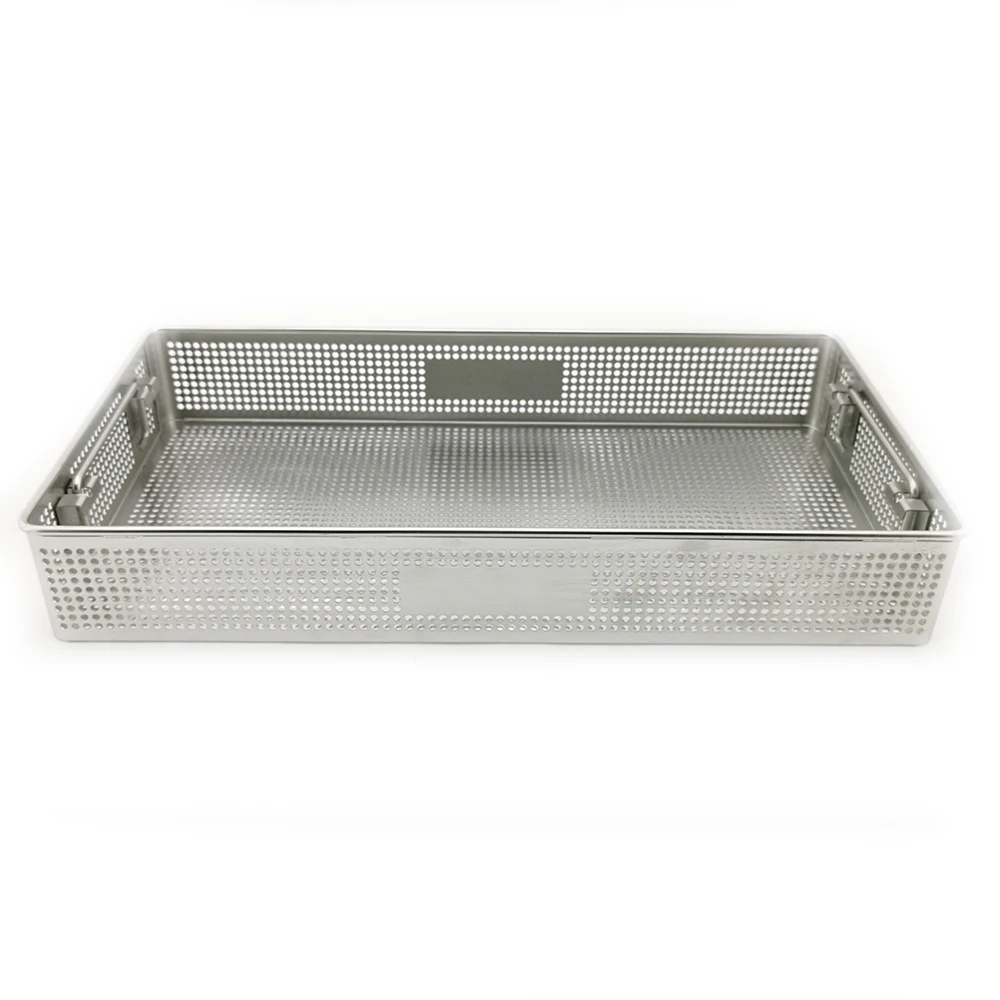 Surgical Stainless Steel Autoclave Sterilization Box wire mesh sterilization Trays