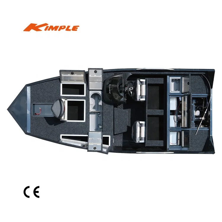 Factory Custom14ft Small V Type Hight Speed Aluminum Fishing Boat