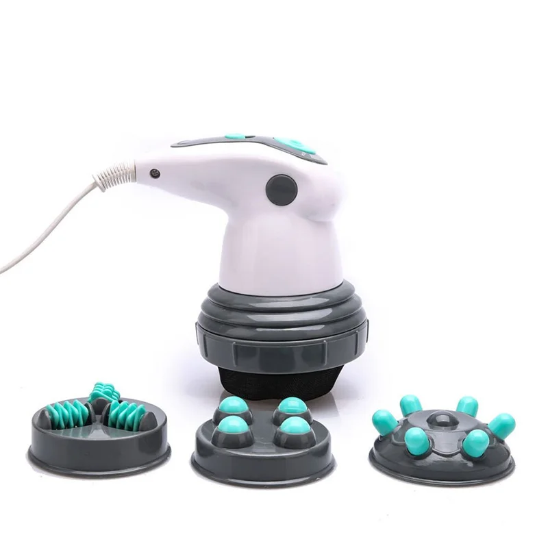 4 in 1 Vibrating Electric Body Slimming Weight Lose Fat Burning Handheld Back Neck Massager Hammer for Pain Relief