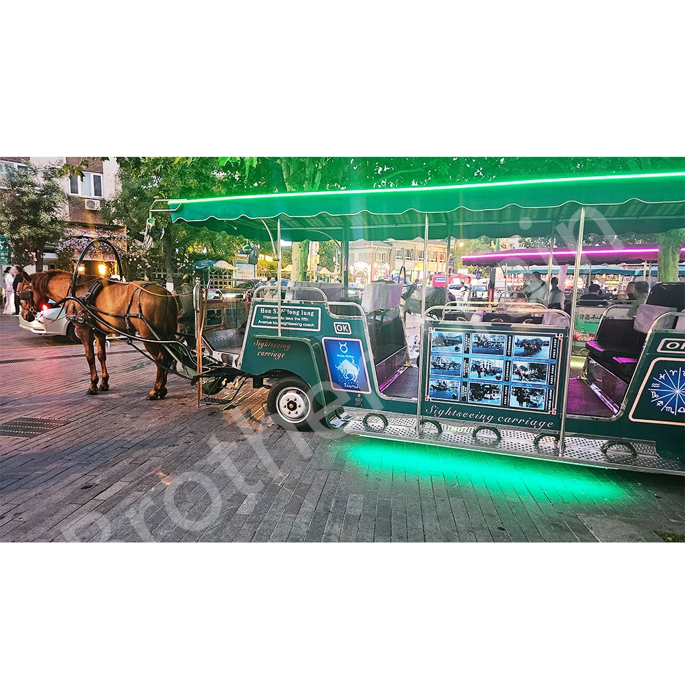 Luxury England Style Antique Horse Drawn Carriage Princess Ride Tourist Horse Carriage Electric Carriage To Push The Horse