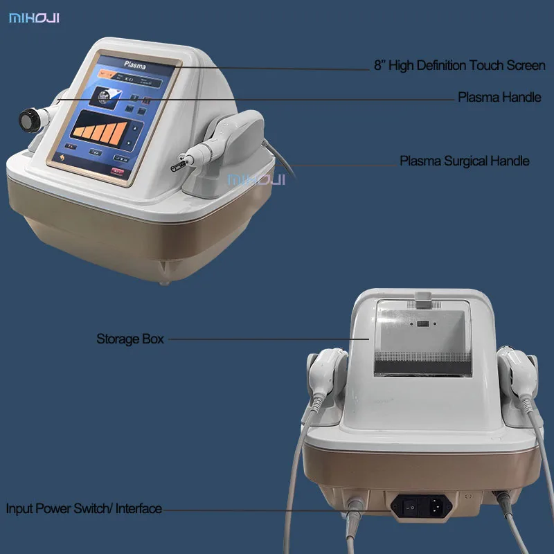 2 in 1 face lifting hot and cold plasma device medical cold plasma acne remove cold plasma machine