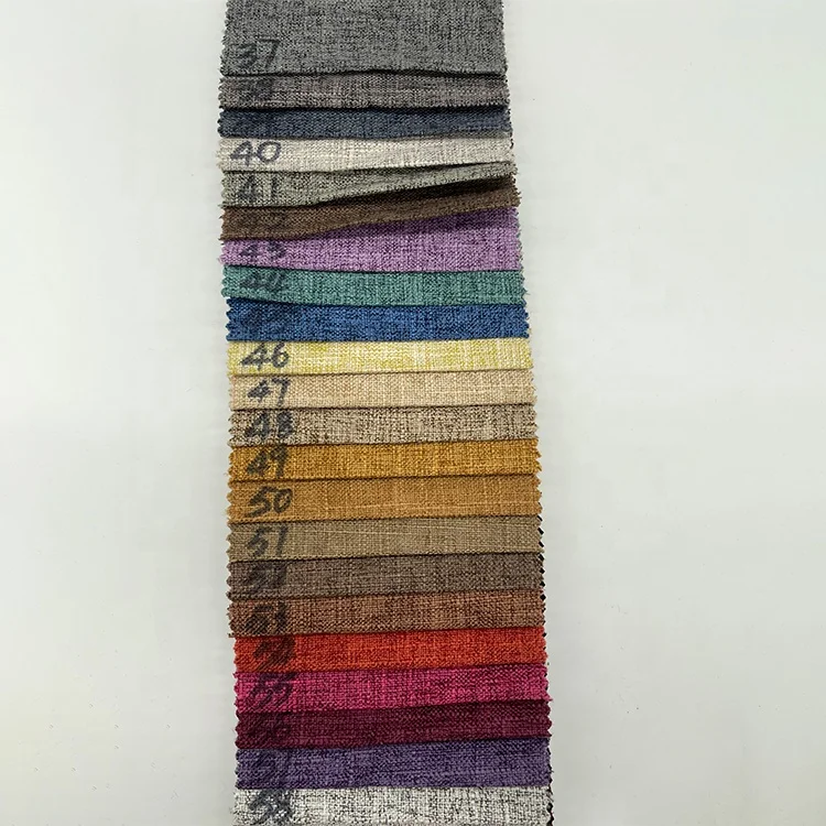 Lxysqs001 New Style Custom Wholesale 100% Polyester Woven Home Decoration Texture Fabric