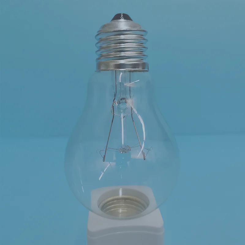 A55  base E27 25W 40W 60W 75W 100W 200W 110V/220V  clear glass incandescent bulb lamp light