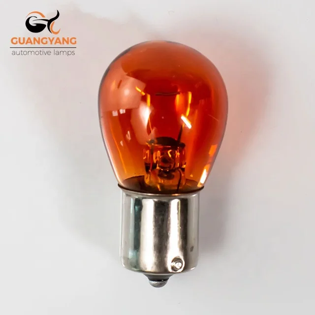Factory 1156 S25 93 1141 382 amber BAU15S P21w 12v 21w halogen lamp best quality miniature bulb auto Instrument lamp