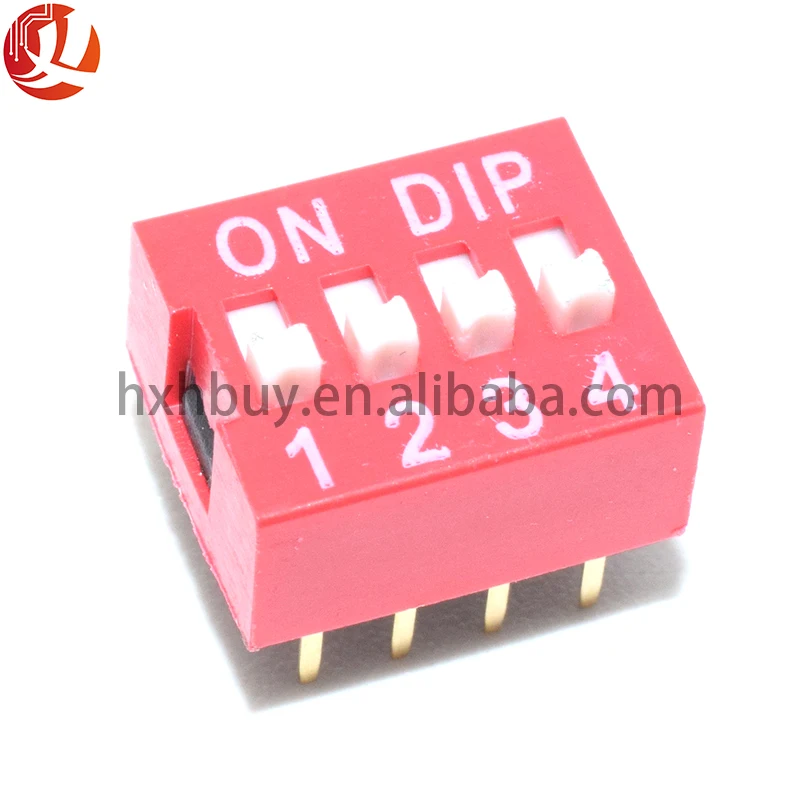 Toggle Code Switches DS-04 4 Feet 2.54 Pitch