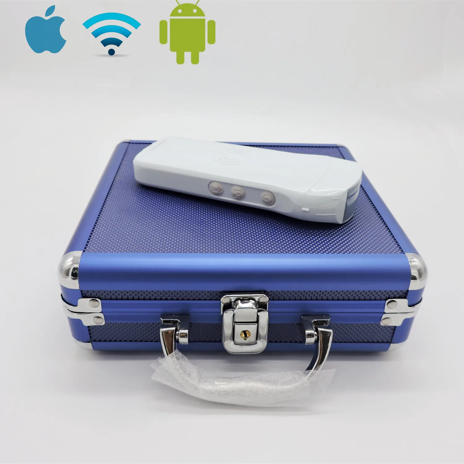 
konted c10T three in one wireless color doppler ultrasound with needle biopsy guide probe 