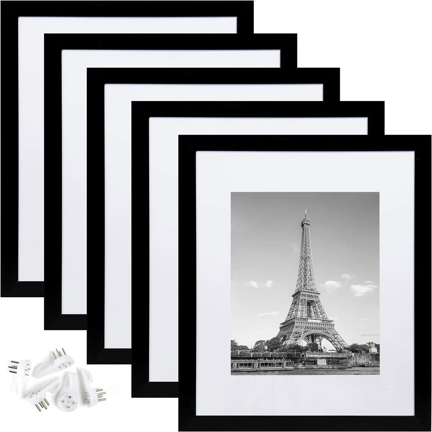 Черная фоторамка MDF A3 5x7 настенная подвесная A2 фоторамки для настенного искусства украшения дома разных цветов