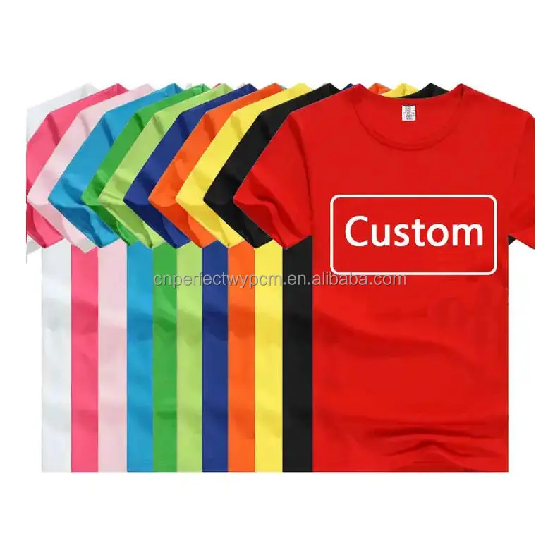 High Quality Wholesale 100% Polyester Tshirts Sublimation T Shirts Plain Custom Printing Oversized White Blank T shirt