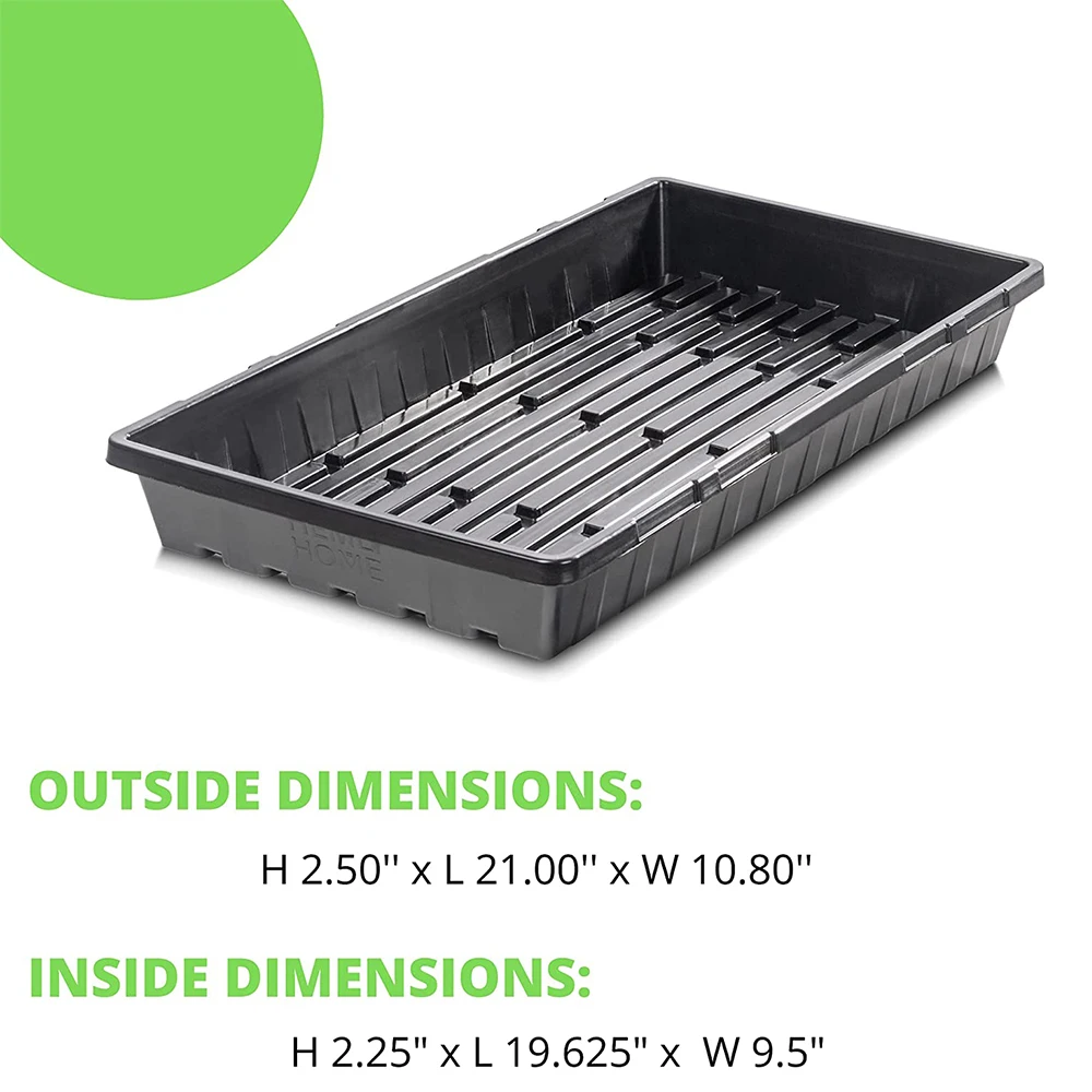 Greenhouse Hydroponic microgreens seedling tray with holes top planting greenhouse plastic seed tray