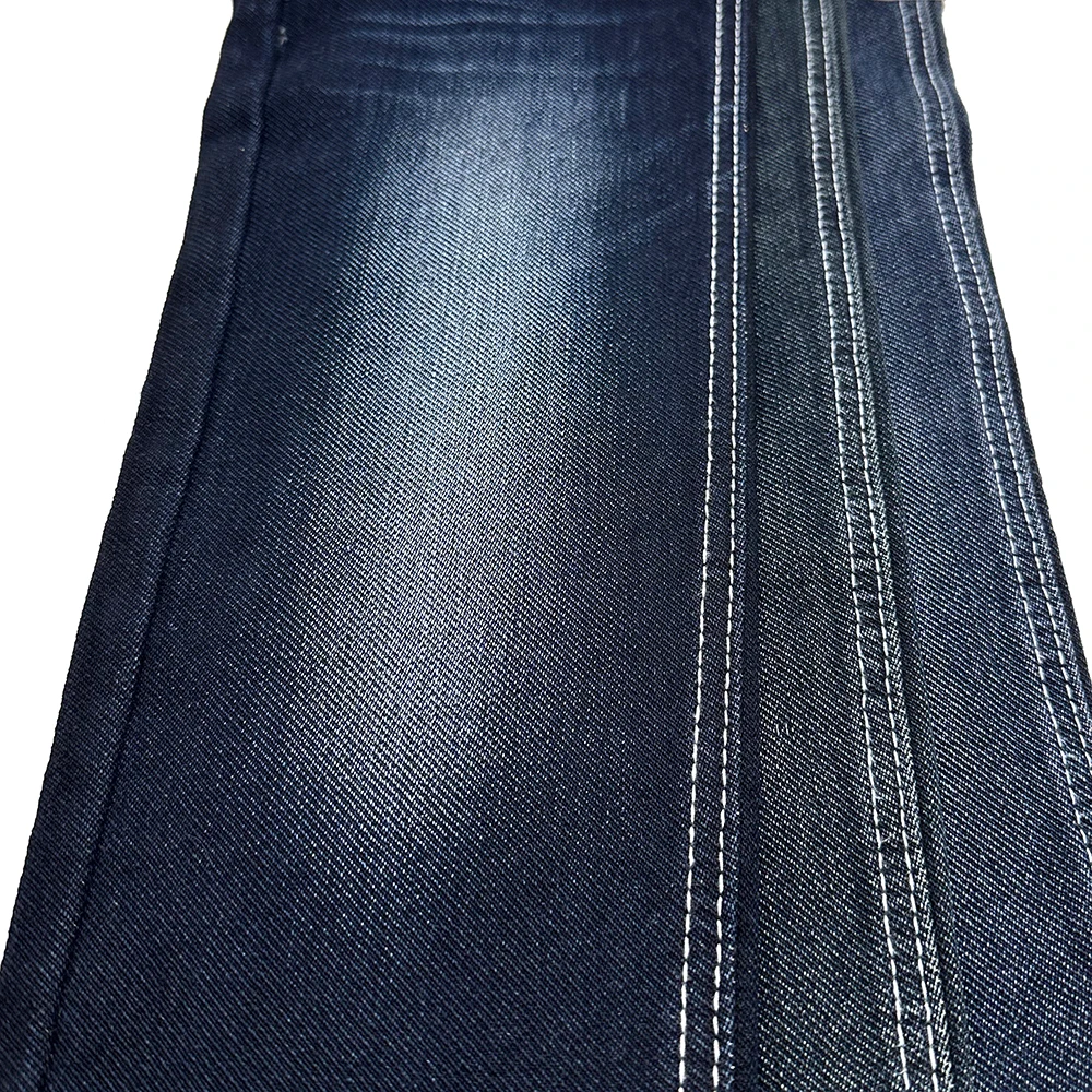 Aufar 10S blue grey color stretch jacquard twill denim fabric made in China 11oz width 185-187cm for cloth AL5G5106