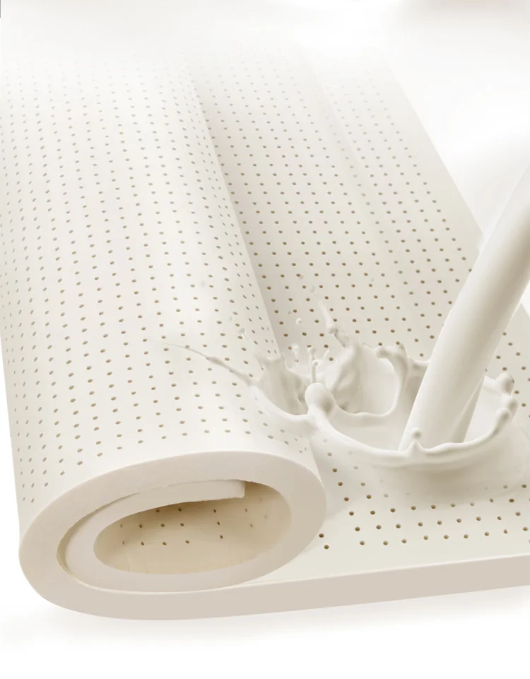 LB3 King Queen Size Mattress Topper OEM Customized Box Logo Fabric Packing Natural Rubber Latex Household Hotel Mattress Topper