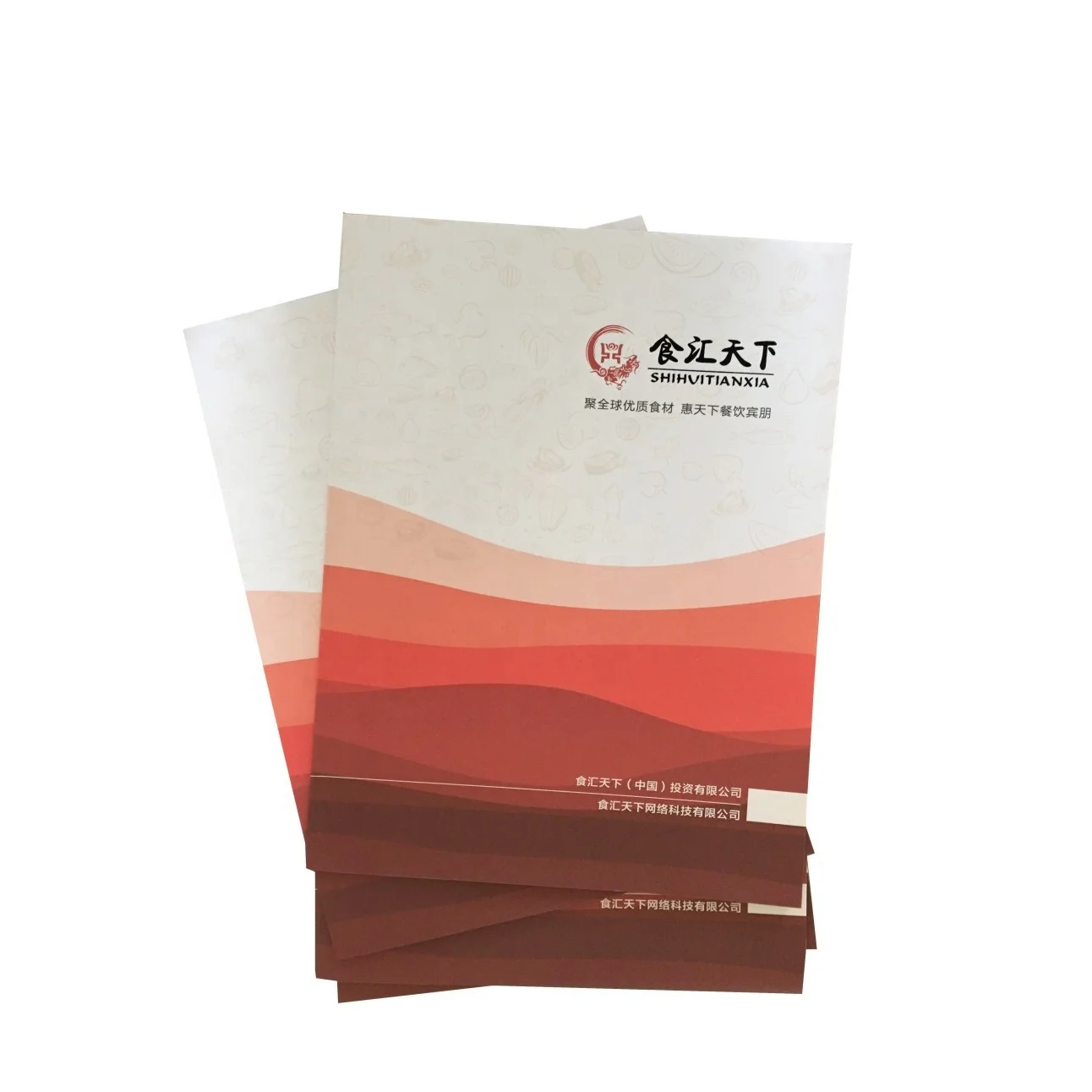 Fast Shipping 80p A4 210 297 mm High Quality Product Catalog Printing Thin Inside Paper Soft Cover Book Brochure Flyer Printing