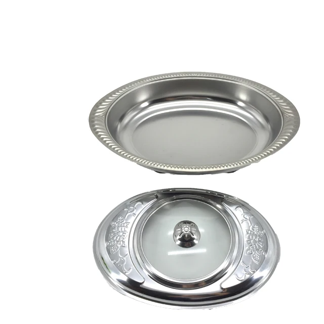  Горячий горшок буфетный набор посуды из нержавеющей стали овальный лоток с четырьмя ножками