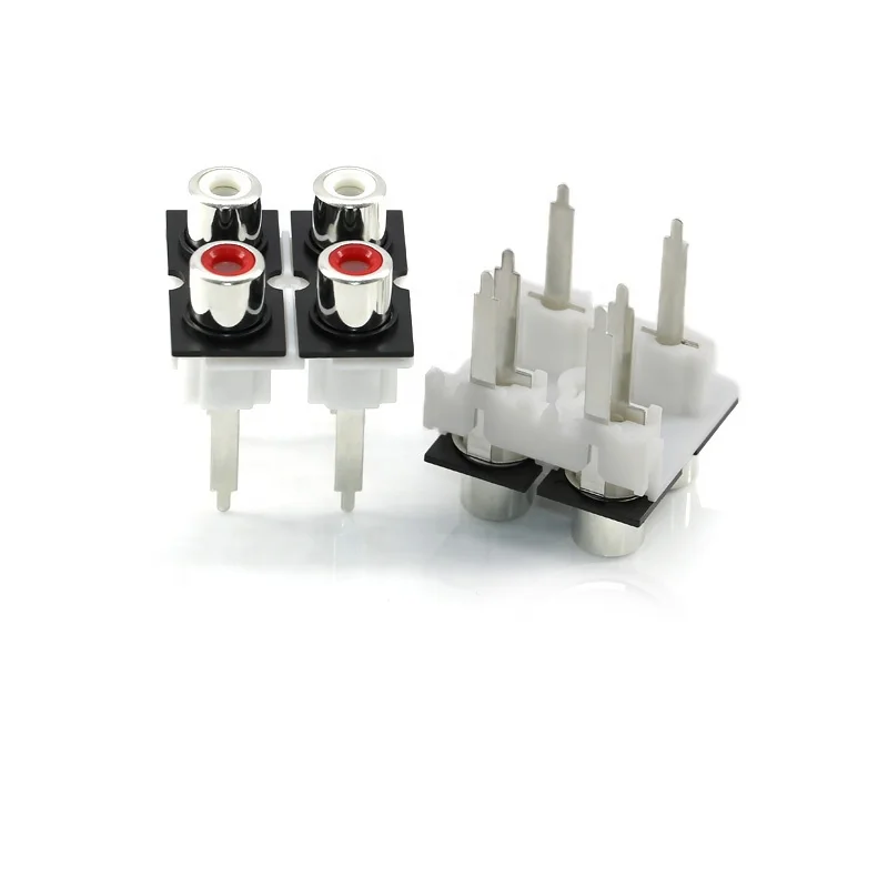 4 ports  AV jack Chassis  6 Pin veritacl  Rca female connector