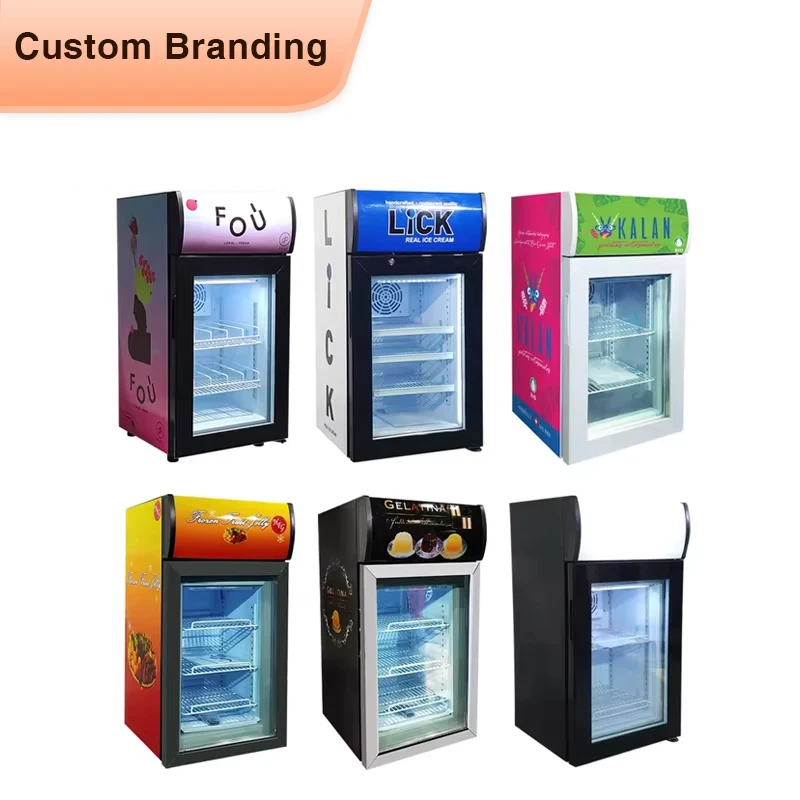 Meisda SD40B 40L convenience store used display mini small ice cream freezer for supermarket