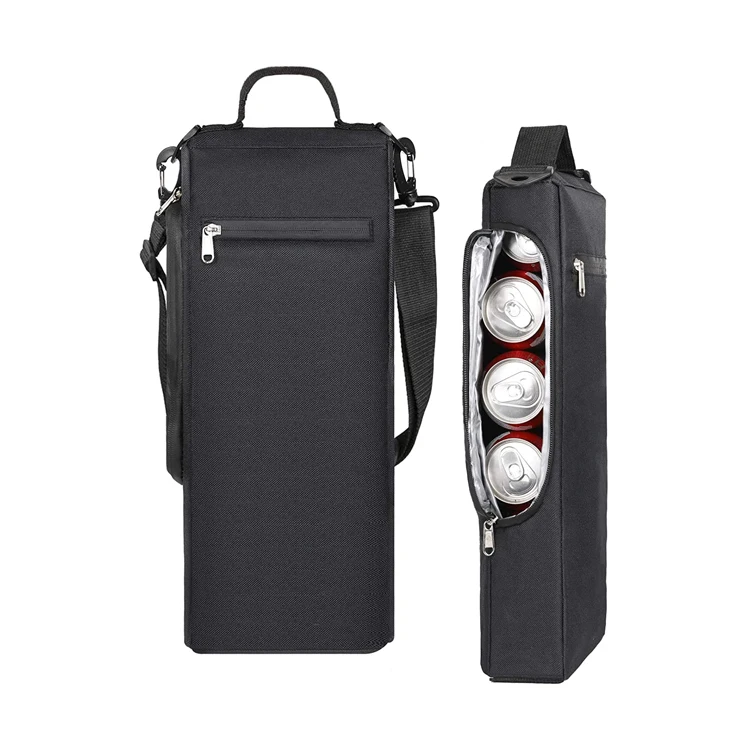 Soft Custom Logo 6 9 12 Can 2 Bottle Wine Disc Golf Cart Bag Cooler Tote Bag