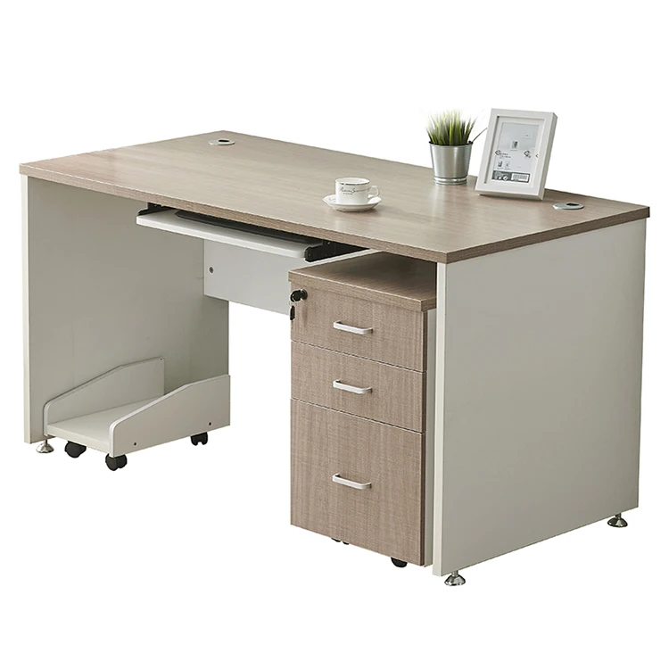 Современное производство мебели домашний стол деревянный Офисный Компьютерный для учебы с ящиком