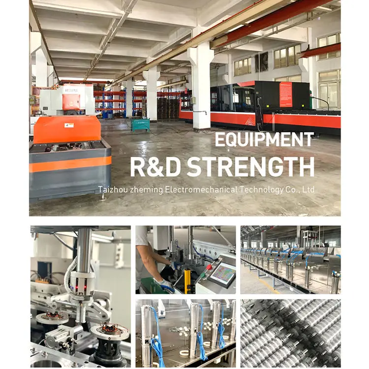 Zheming Pecher Pompe De Forage 24Vdc Deep Well Solarbwater Borehole Pump Solar Pumping Systems