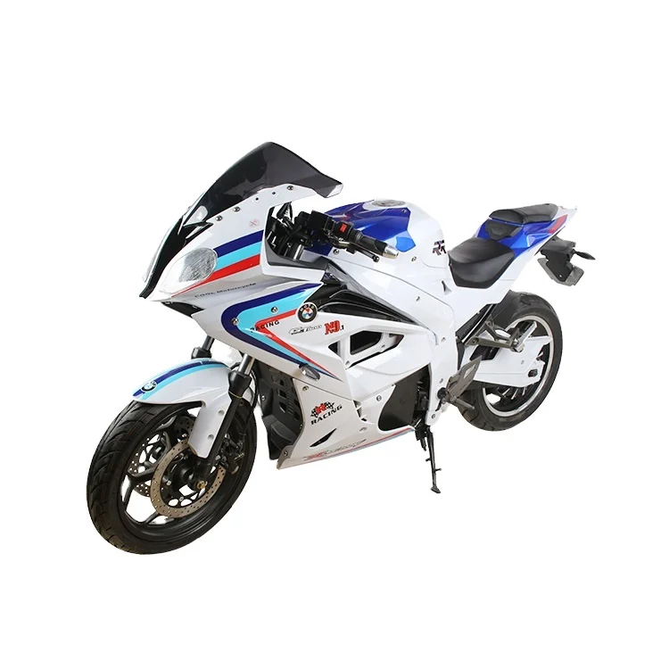 Two wheels pedals cool sport motorcycle 3000w electric racing motorcycle