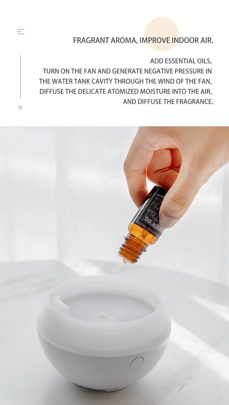  Kinscoter Hot Sale 2021 New Mist Humidifier Air Custom Ultrasonic Diffuser For Commercial Home