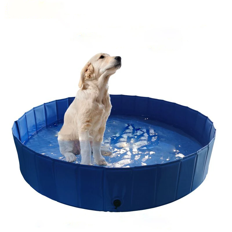 
Custom Pvc Bathing Tub Paddling Folding Dog Bath Tub Outdoor Swimming Pool Portable Pet Dog Pool 