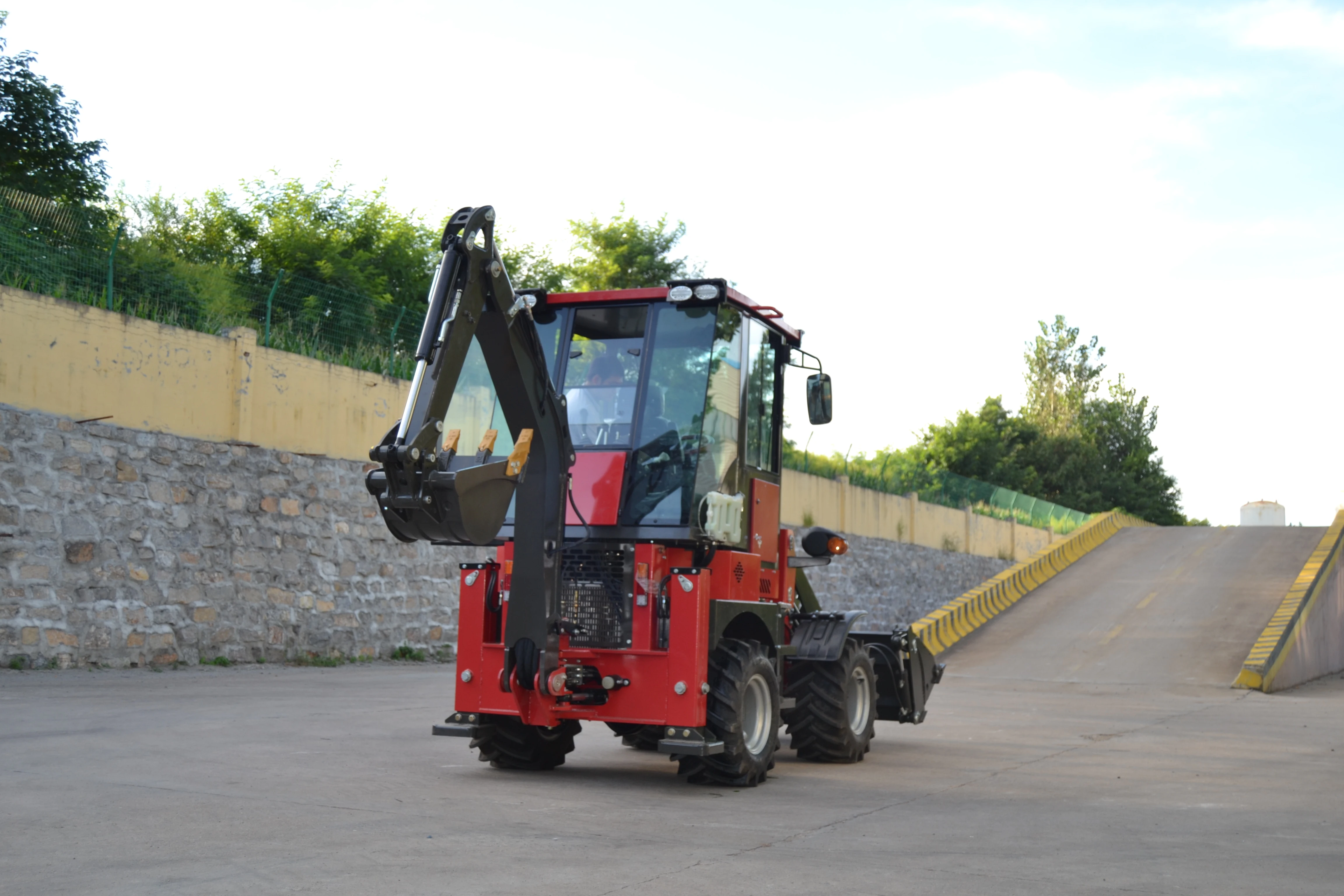 Factory price backhoe loader 4x4 backhoe china loader