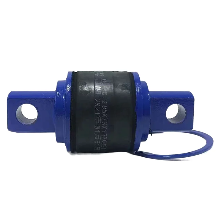 Best selling Shacman Delong Truck parts. High quality torque rod bushing, Specification and size 85*73*152*21mm for Delong.