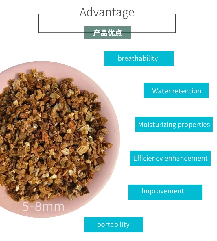 Cheaps price Raw unexpanded silver and golden vermiculite ore construction Insulation material for sale