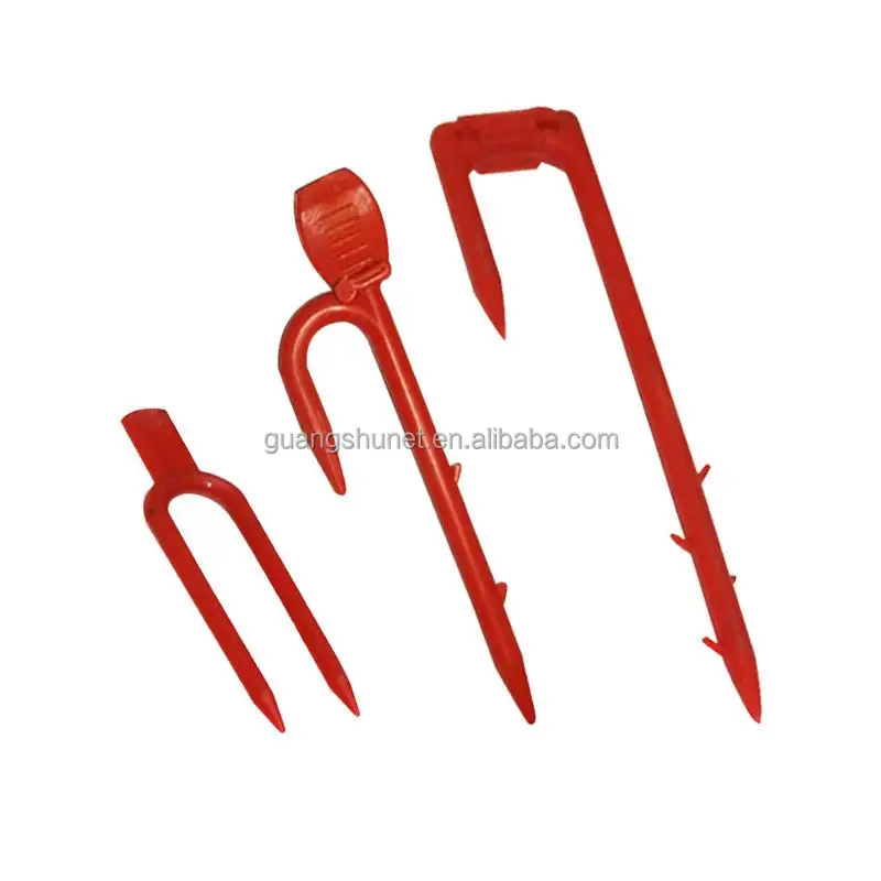 Plastic Garden Fastening Vines Clamps Vine Holder Watermelon Strawberry Fixing Fork Vegetable Clamp