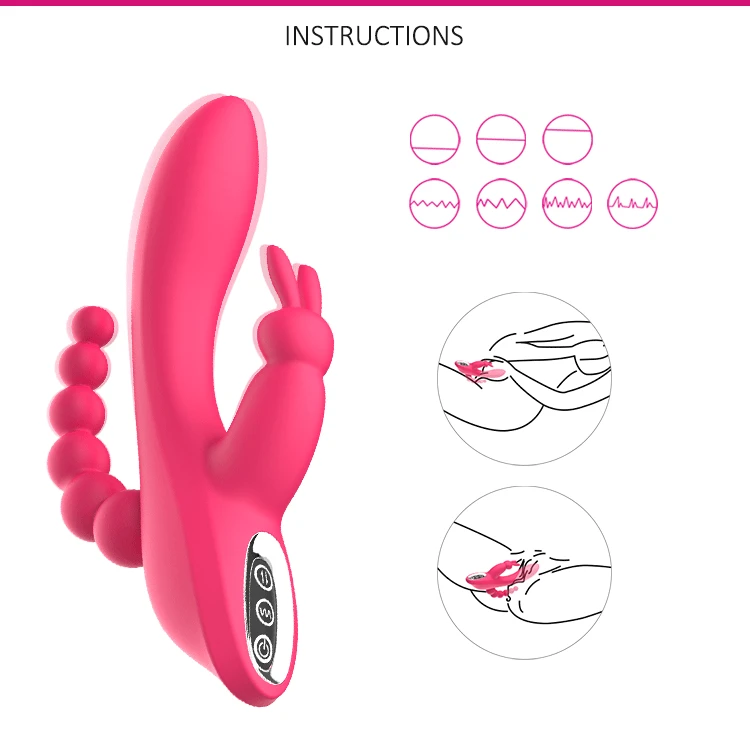 
G Spot Rabbit Vibrator Sex Toys For Women Pussy Clitoral Stimulation With Bunny Ears Vibrating Dildo 