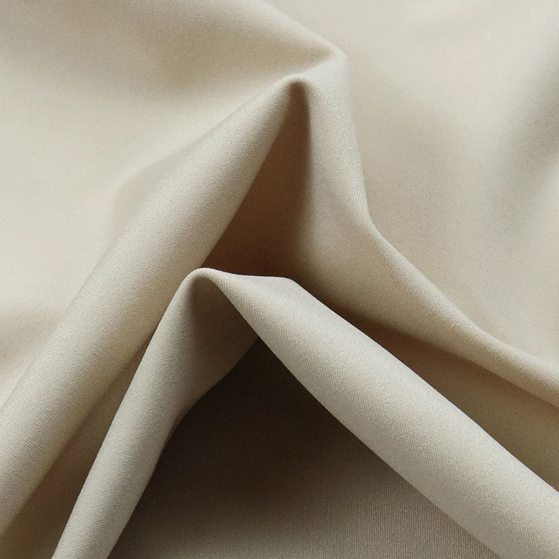 Double-sided plain weave nylon 82% spandex 18% stretch fabric 40/30N elastane weft knitted high elastic half light tight pants