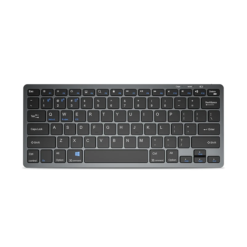 Высококачественная металлическая Бесшумная клавиатура 78Kyes 94 клавиши 2,4G BT3.0 BT5.2 три режима Набор беспроводной клавиатуры и мыши