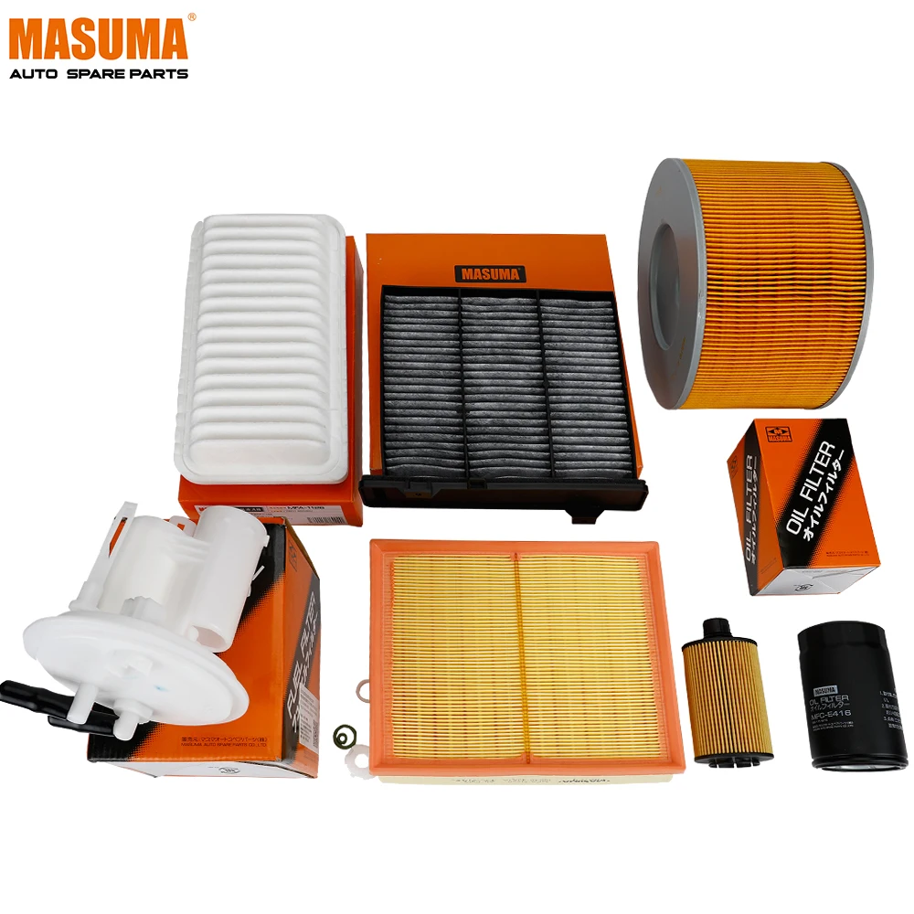 MFA-1136 MASUMA Auto Engine parts filter air intakes 17801-0D060 17801-0D090 17801-0M020 17801-21050 17801-0T030
