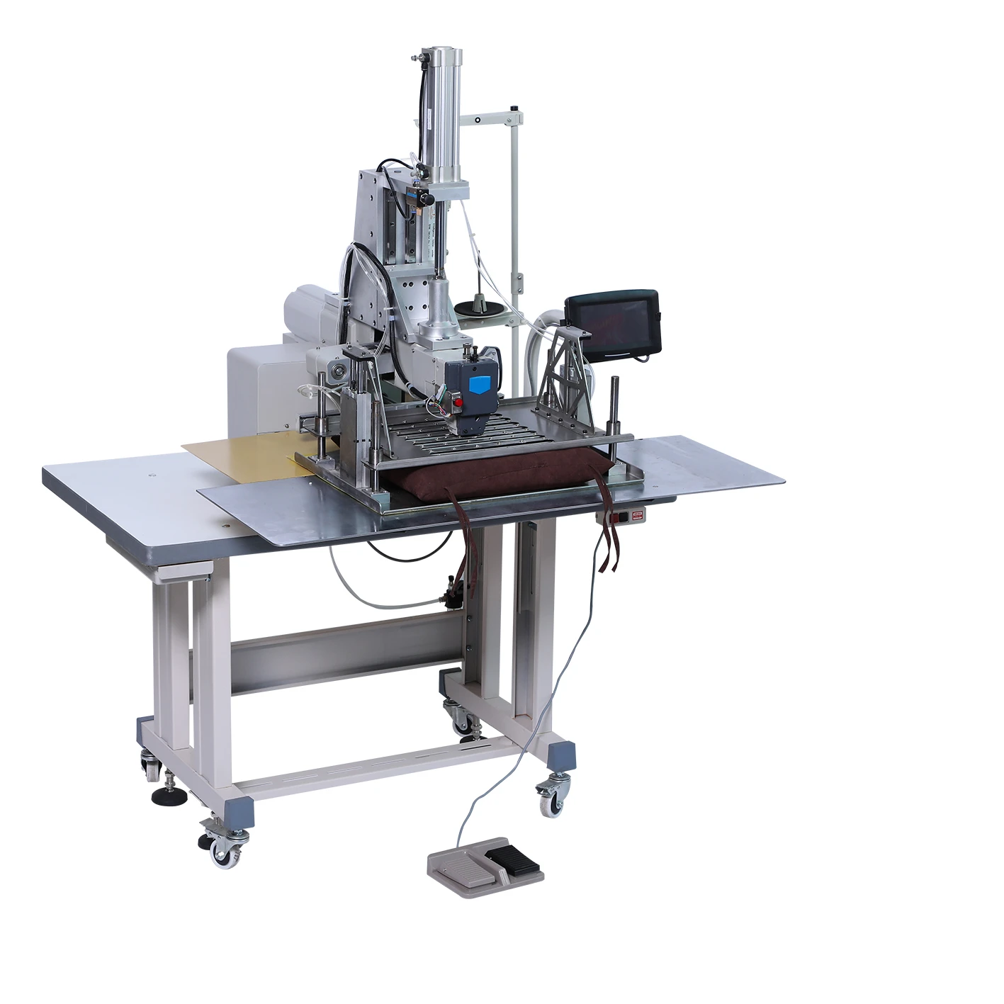 Lifting Head Computer Pattern Machine Round Hole Sofa Cushion Pillow Machine Ton Bag Super Thick Material Industrial Sewing Mach