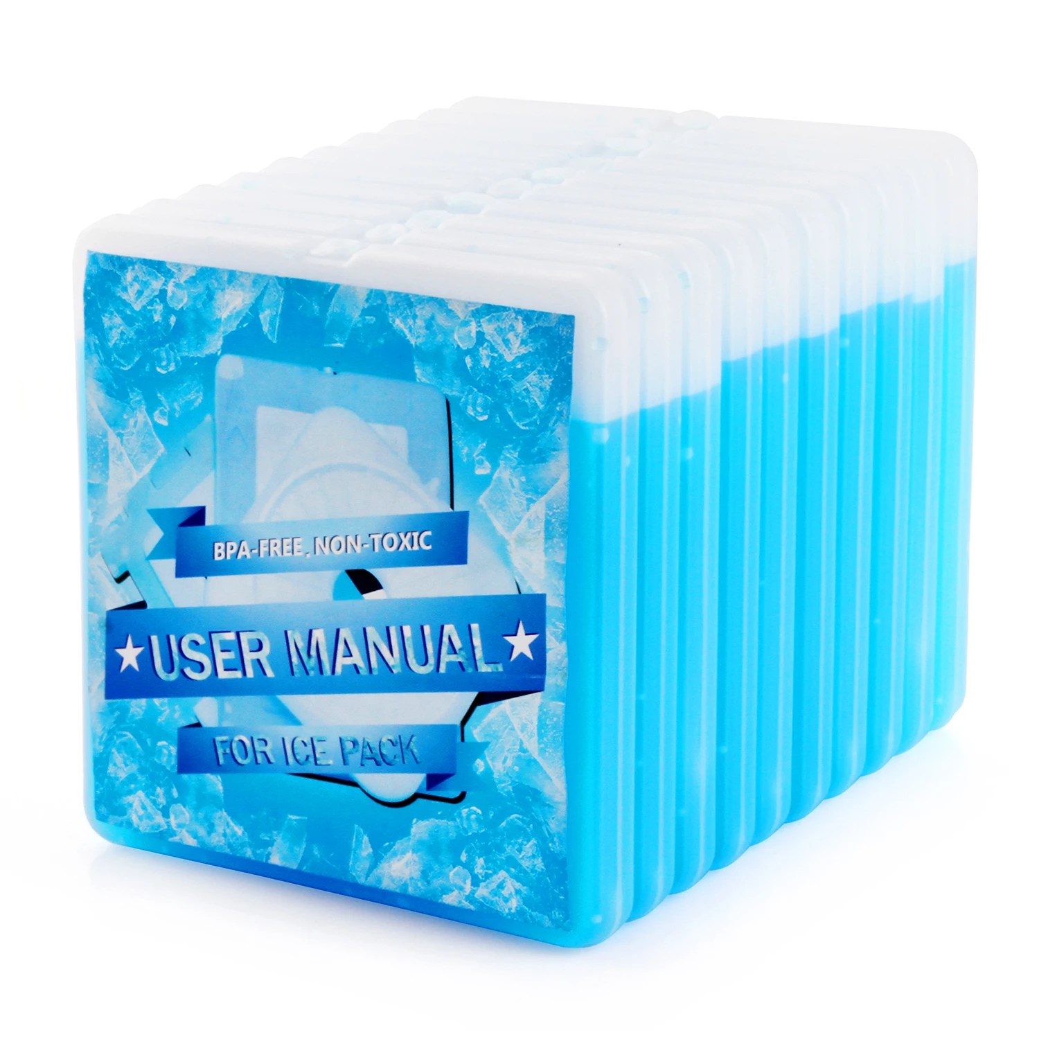 Manufacture OEM plastic container ice brick freezer ice box for cooler box