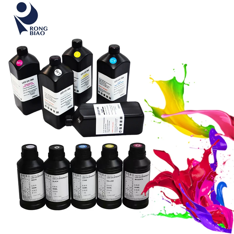 Good Quality UV Ink Soft Hard UV Print Ink Price For Printer For Epson 1390 TX800 L800 Printer