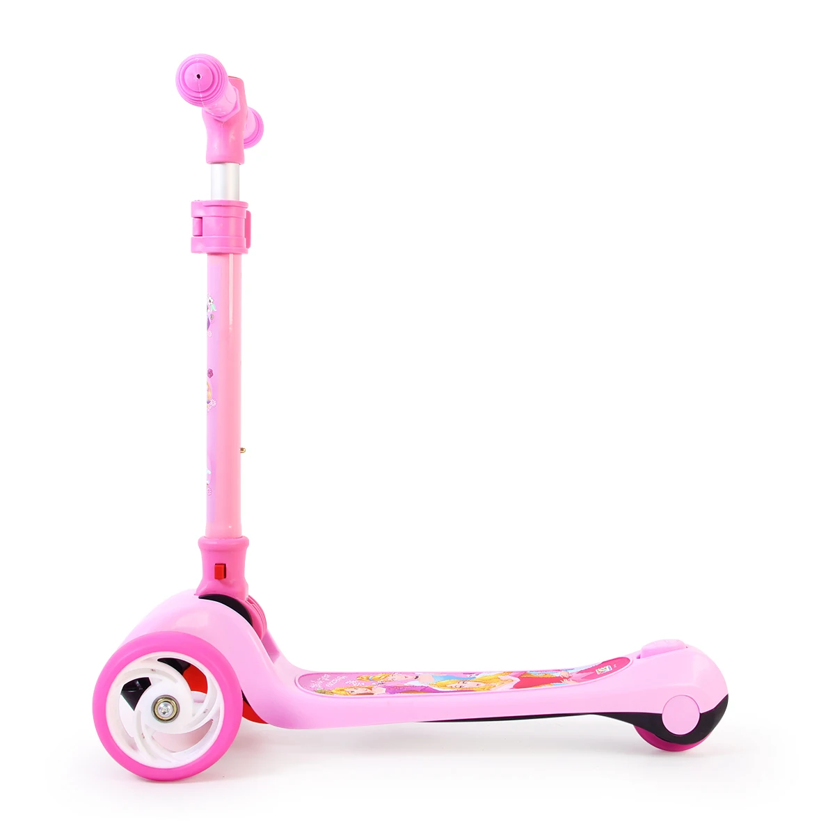 
Disney Princess Foldable Scooter LED Light Wheels Children Adjustable Kick Scooter For Kid 