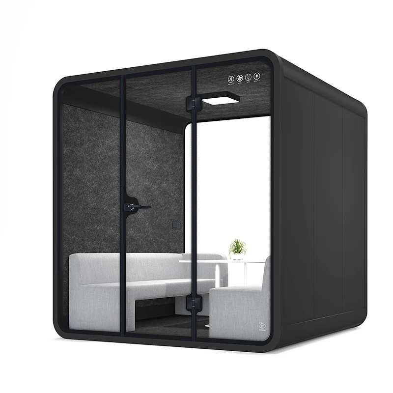 Oem Movable Soundproof Booth Cabine for Massagebeds Easy Install Sound Isolation Office Pods